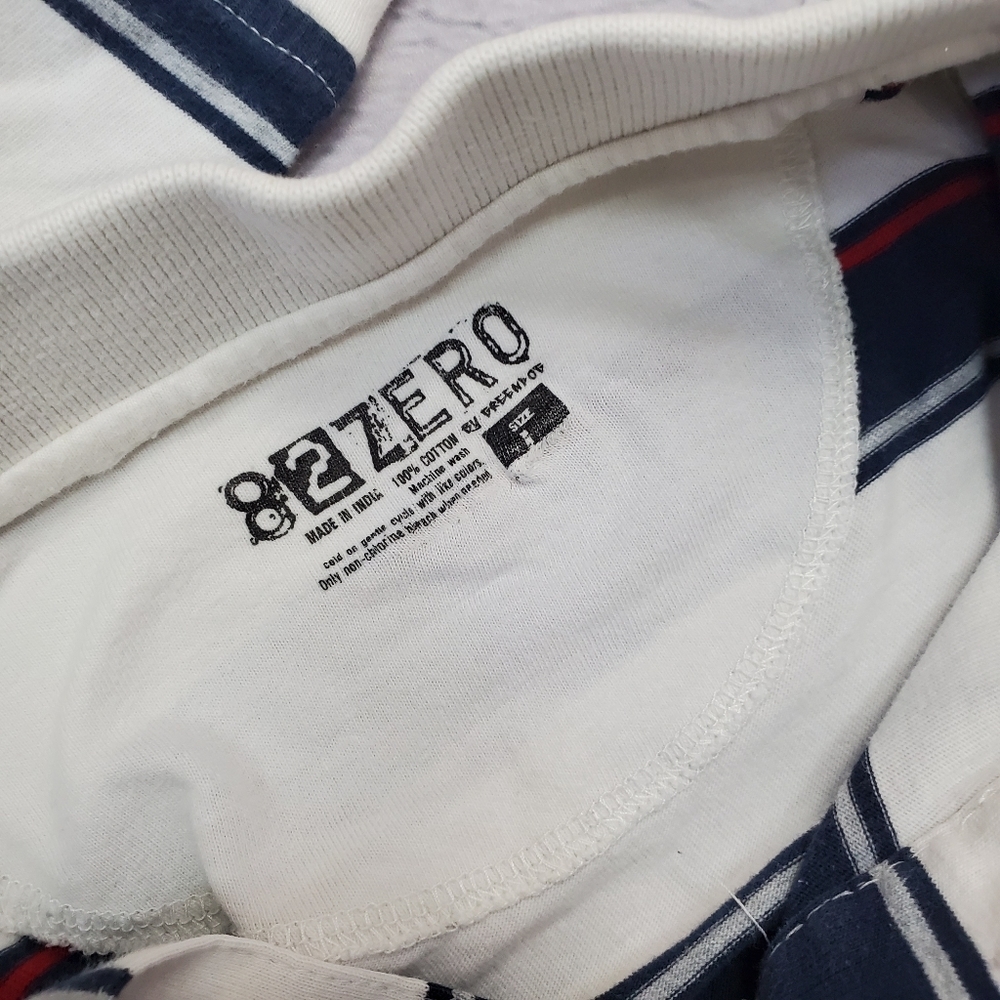 medium boy (teenager)stripe long sleeve polo shirt - Picture 4 of 4